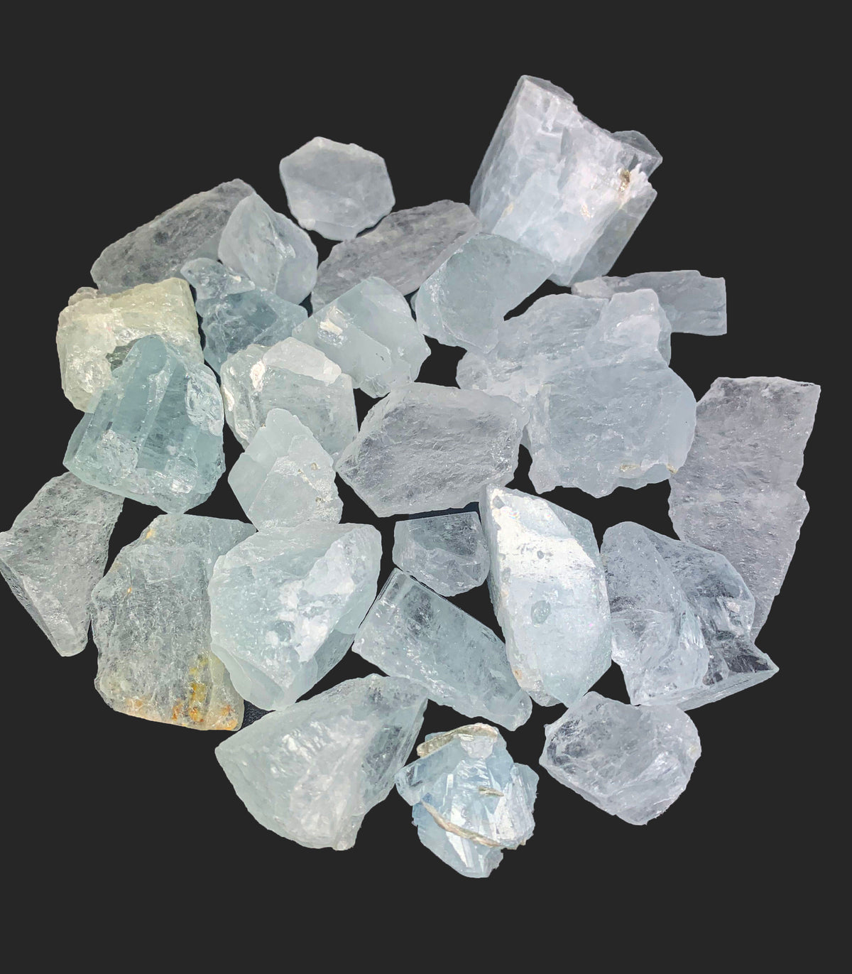 Aquamarine Rough, Cutting Grade from Skardu, Pakistan