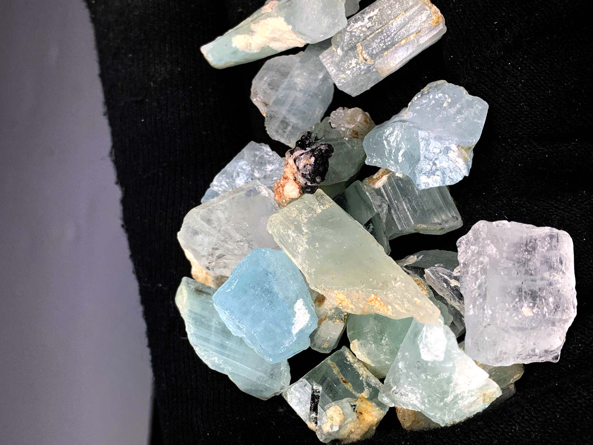Aquamarine Rough Crystals from Pakistan – 124 g | 2 Pieces