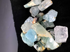 Aquamarine Rough Crystals from Pakistan – 124 g | 2 Pieces
