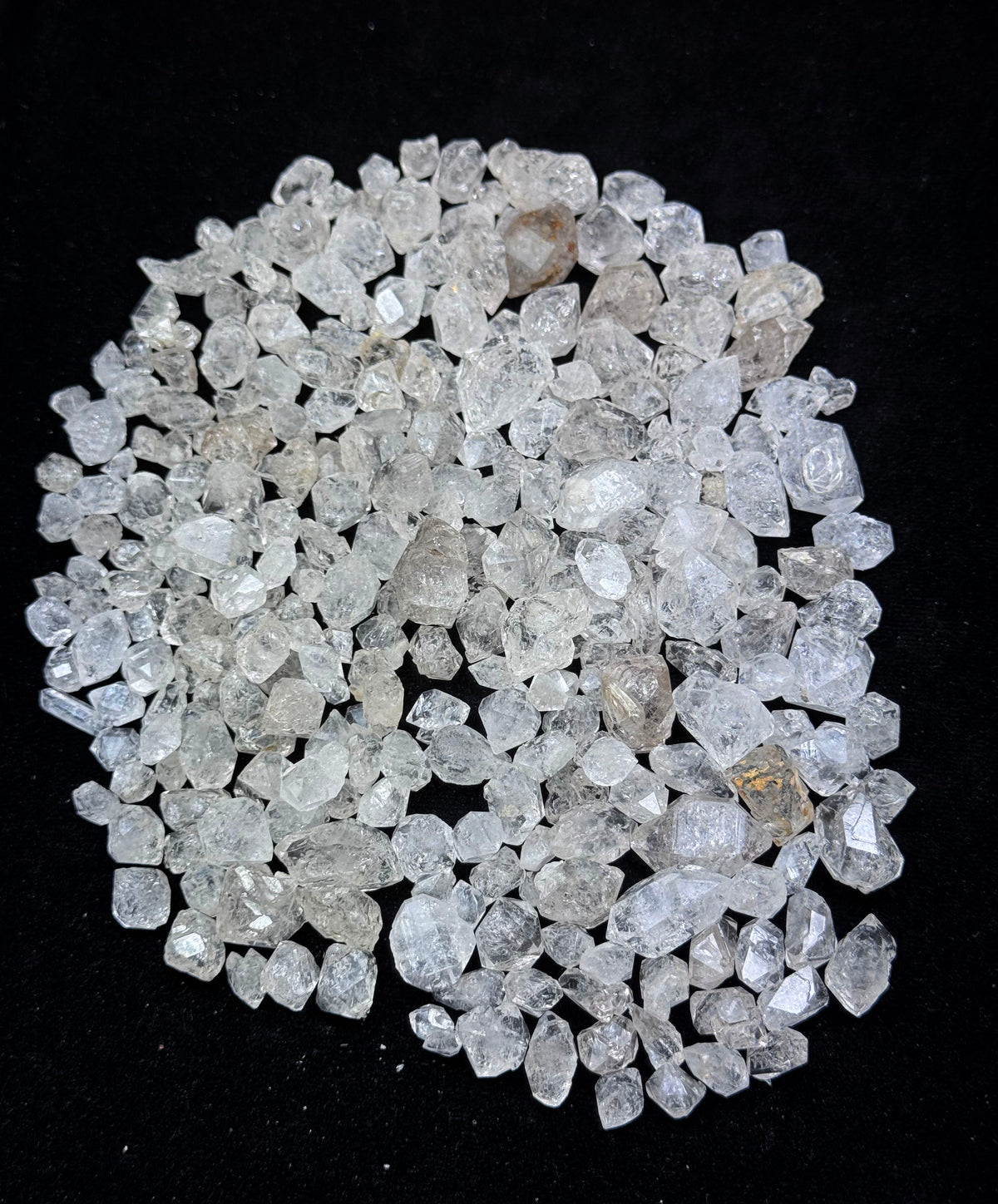 Diamond Quartz Crystals from Pakistan – 218 g Mineral Lot