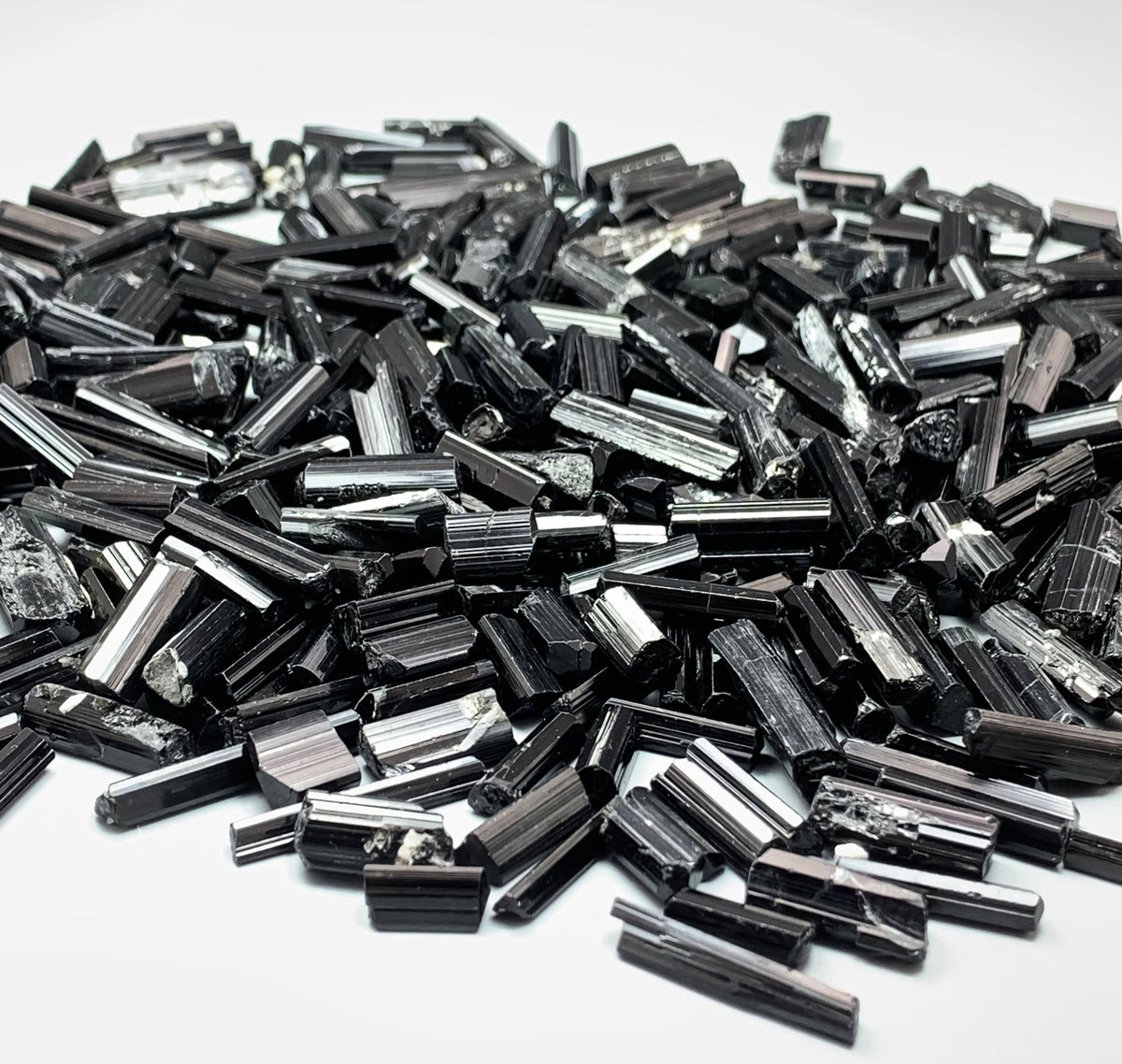 Black Tourmaline Crystals from Pakistan – 330 g Mineral Lot