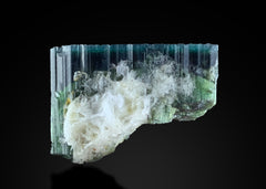 Blue Cap Tourmaline Crystals from Afghanistan – 9 Piece Crystal Lot