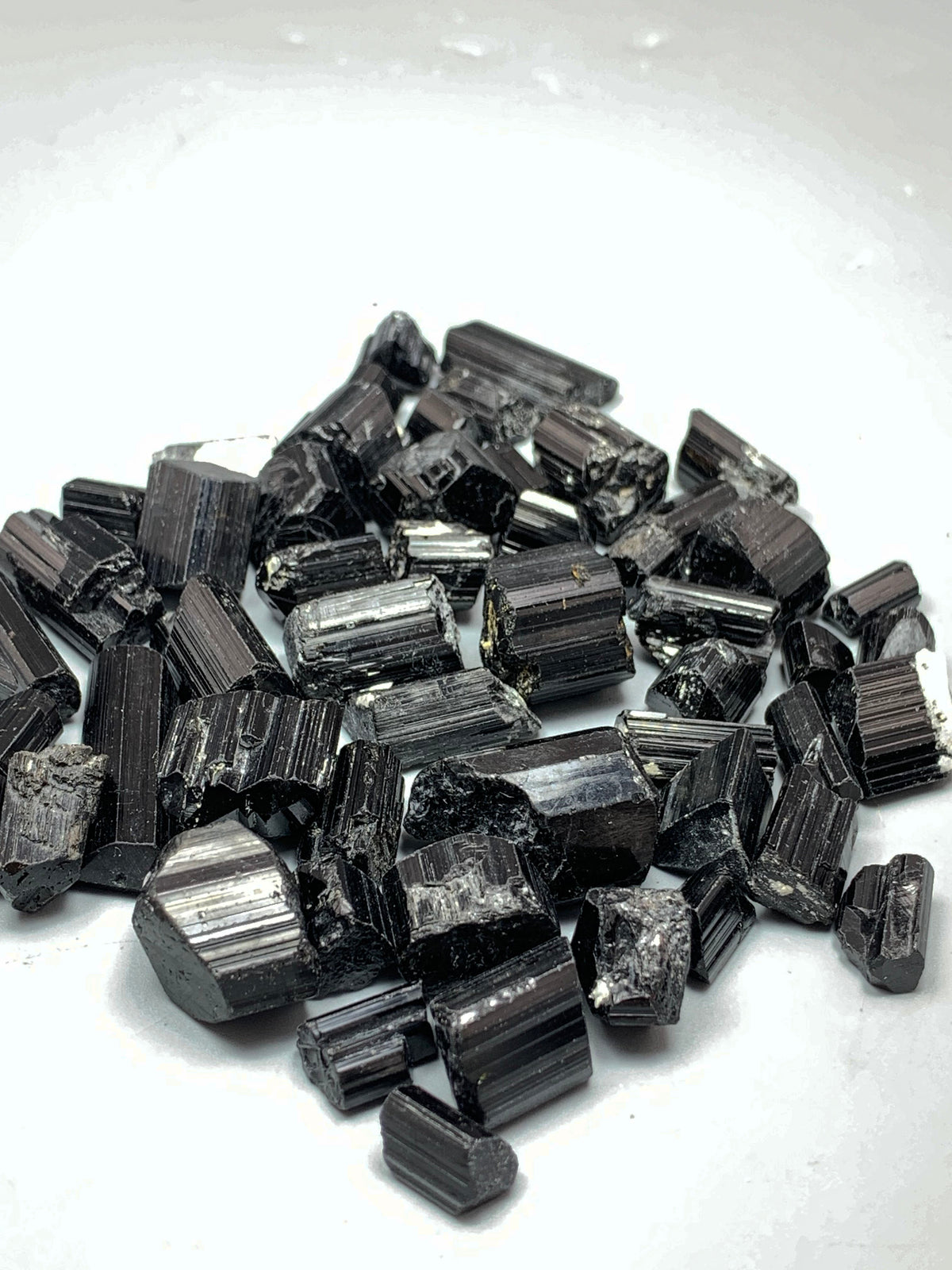 Black Tourmaline Rough Crystals from Pakistan – 133 g Mineral Lot