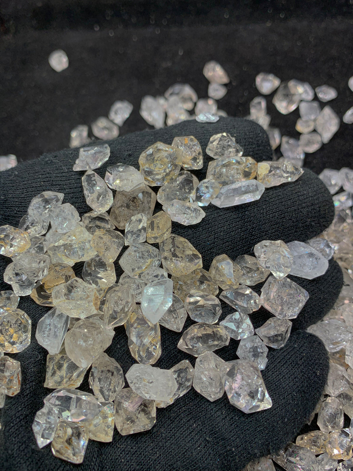 Natural Diamond Quartz Specimen Lot from Pakistan