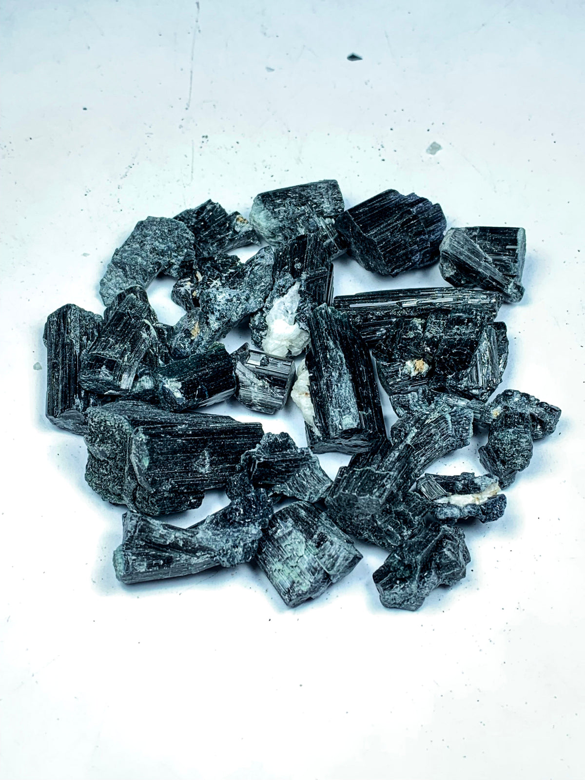 Black Tourmaline Crystal Specimen Lot from Skardu, Pakistan – 100 g