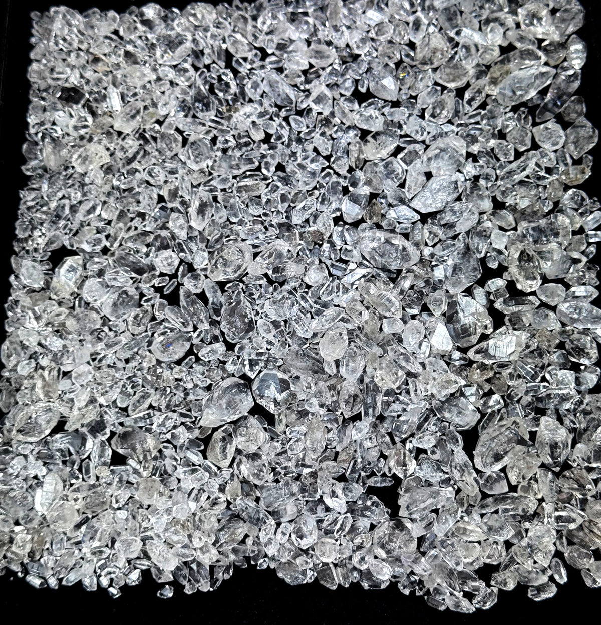 Diamond Quartz Crystals from Pakistan – 348 g Mineral Lot