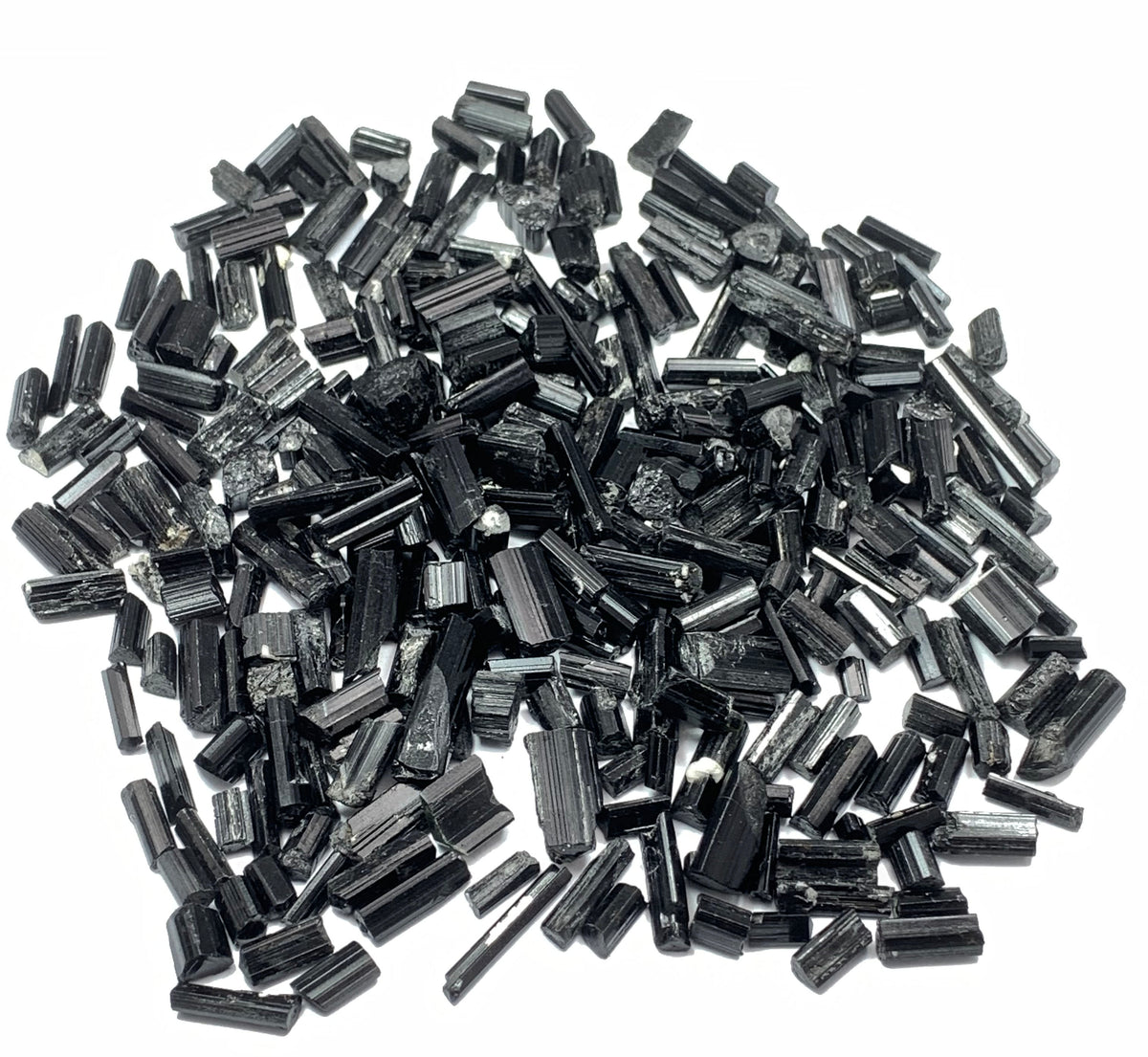 Black Tourmaline Crystals from Skardu, Pakistan – 202 g Mineral Lot