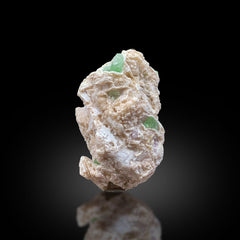 Green Tourmaline Crystal on Matrix Lot from Pakistan