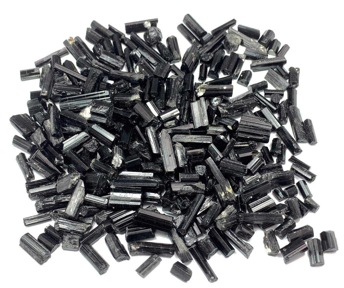Black Tourmaline Crystals from Skardu, Pakistan – 228 g Mineral Lot