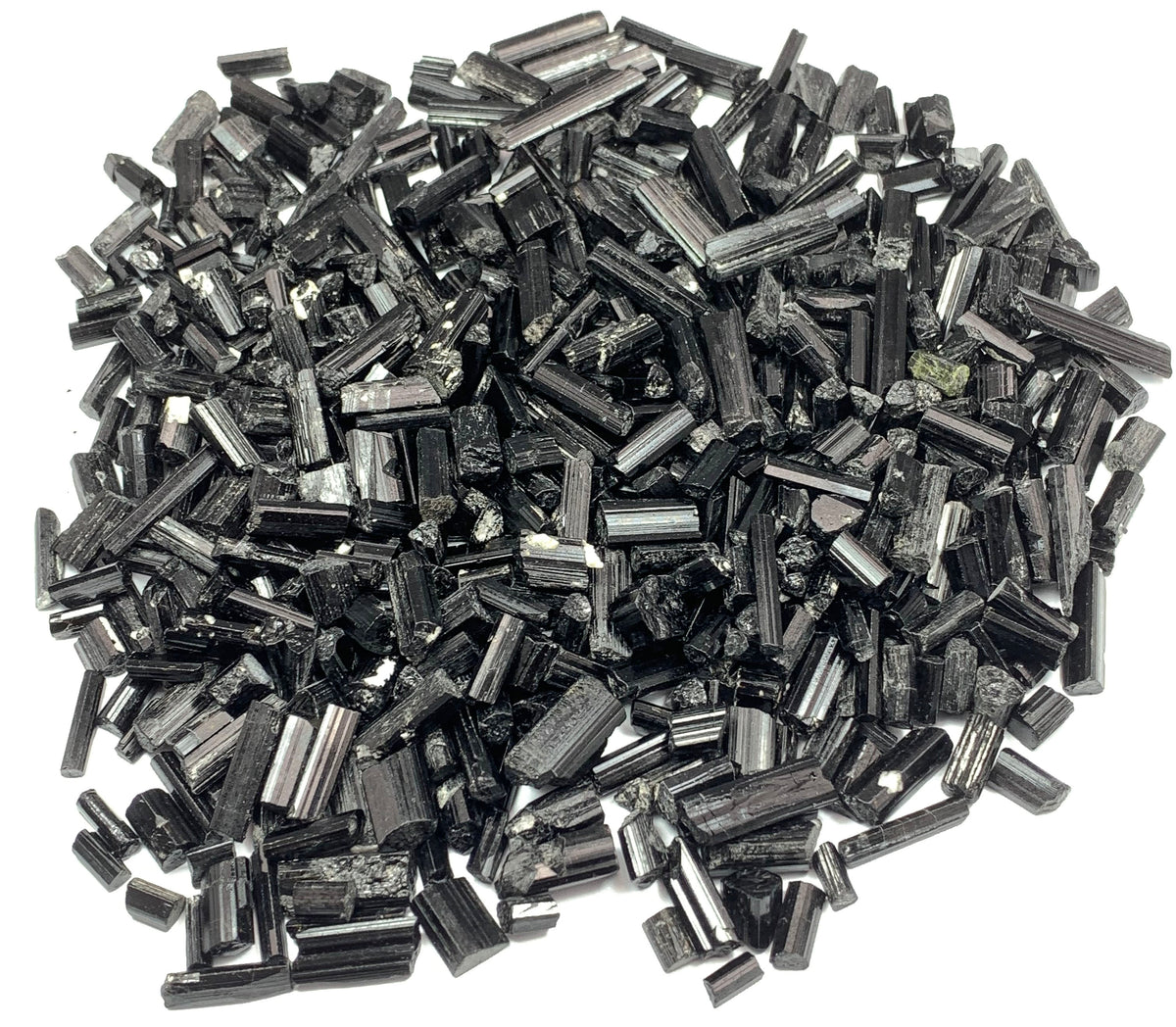 Black Tourmaline Crystals from Skardu Pakistan – 420 g Mineral Lot