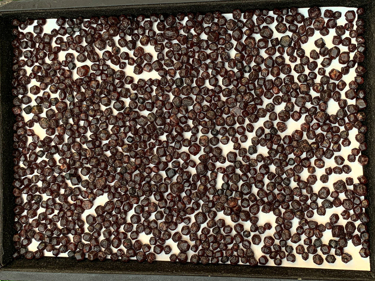 Red Garnet Crystals Rough Lot from Pakistan