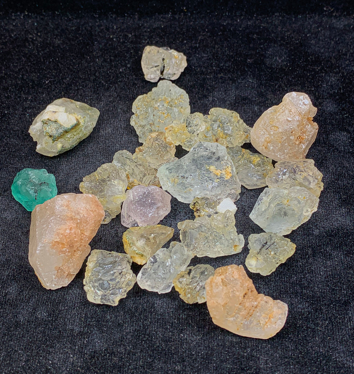 Natural Rough Fluorite from Skardu, Pakistan