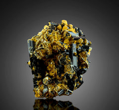 Natural Black Tourmaline on Matrix from Skardu, Pakistan
