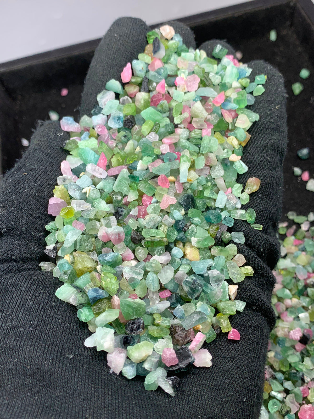 Natural Mix Color Tourmaline Rough from Afghanistan