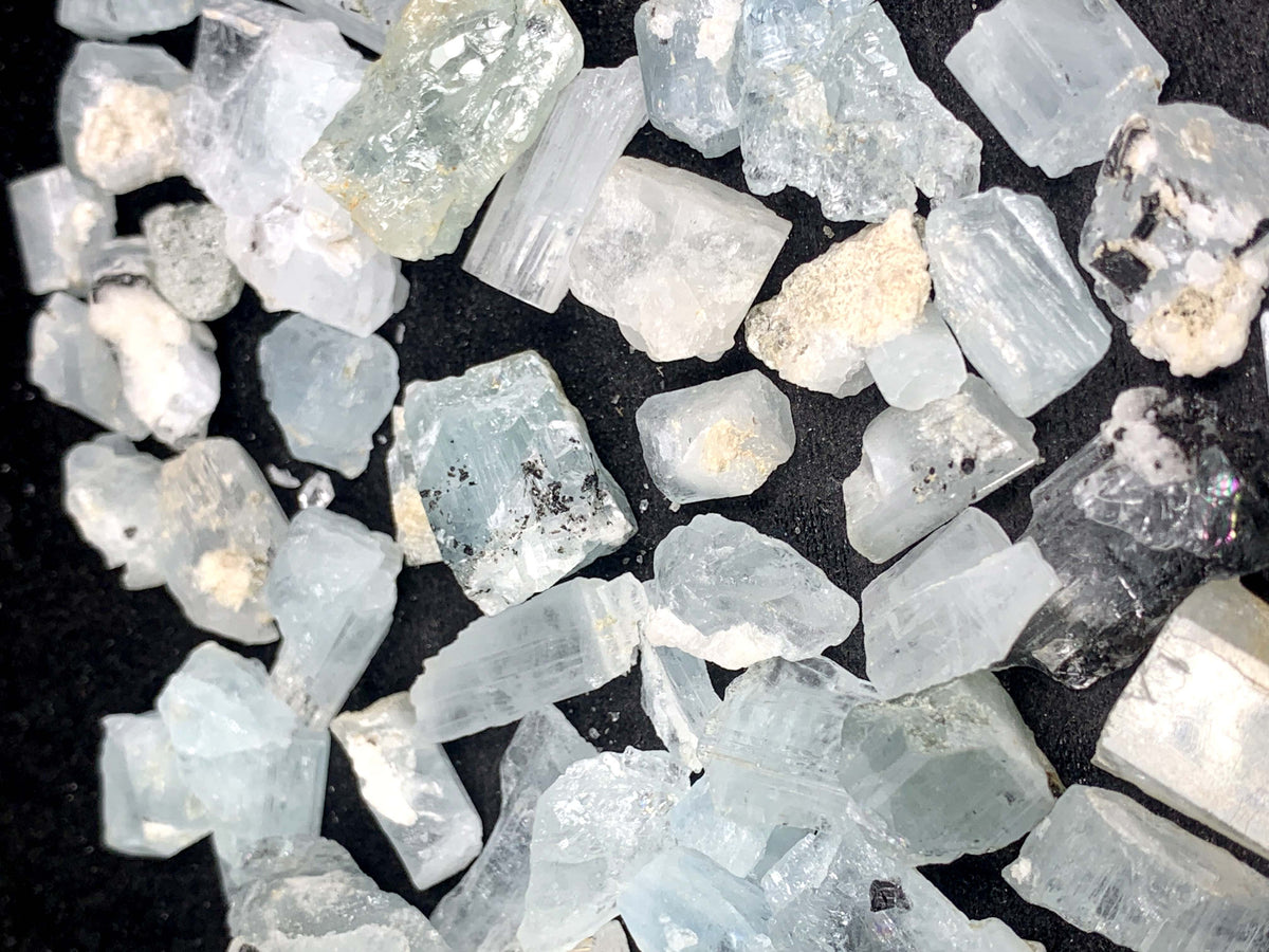 Aquamarine Rough Crystals from Pakistan – 145 g | 2 Pieces