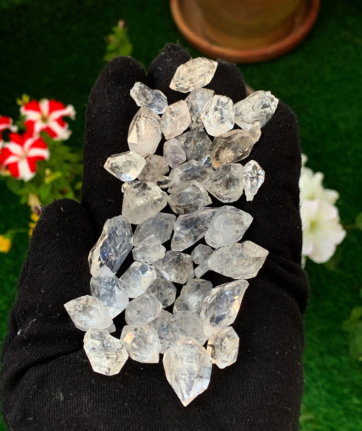 Diamond Quartz Crystals from Pakistan – 107 g Mineral Lot