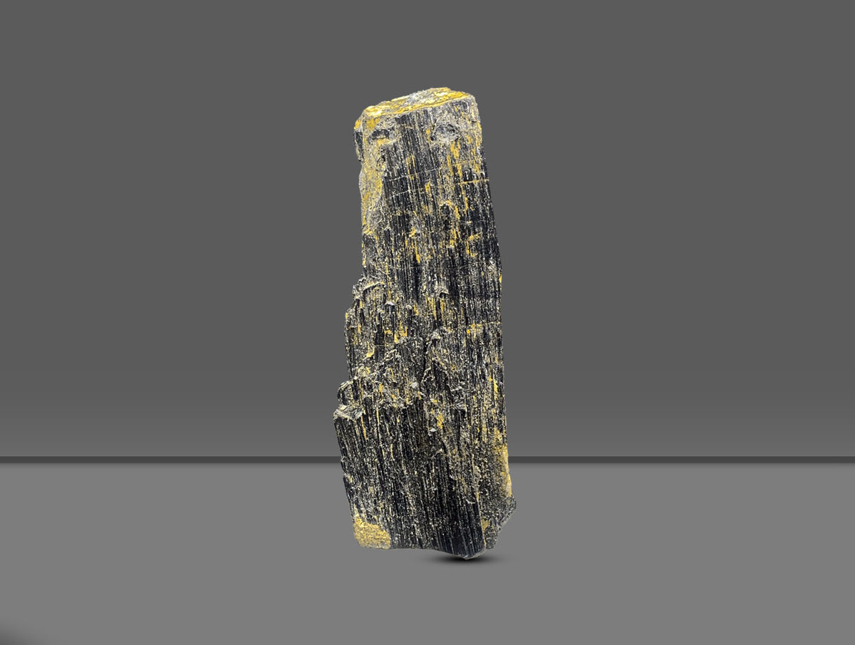 Black Tourmaline Crystals from Skardu, Pakistan