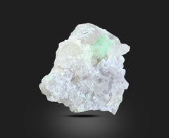 Green Tourmaline on Matrix with Quartz Specimens from Pakistan – 68 g | 6 Pieces