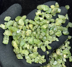 Rough Peridot Cutting Grade from Mansehra Pakistan – 230 g Mineral Lot