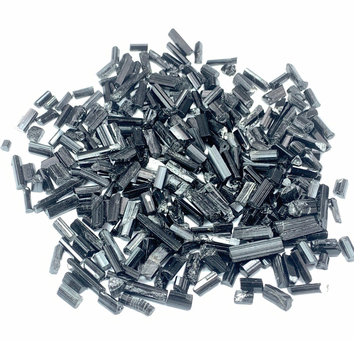 Black Tourmaline Crystals from Pakistan – 198 g Mineral Lot