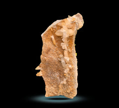 Natural Iron Coated Quartz on Matrix from Pakistan