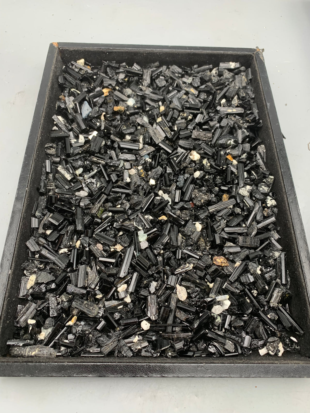 Black Tourmaline Rough Specimen Lot from Skardu, Pakistan – 1022 g
