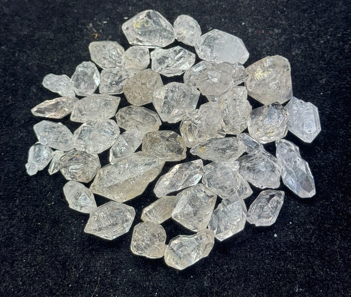 Double Terminated Diamond Quartz Crystals from Pakistan – 117 g Mineral Lot