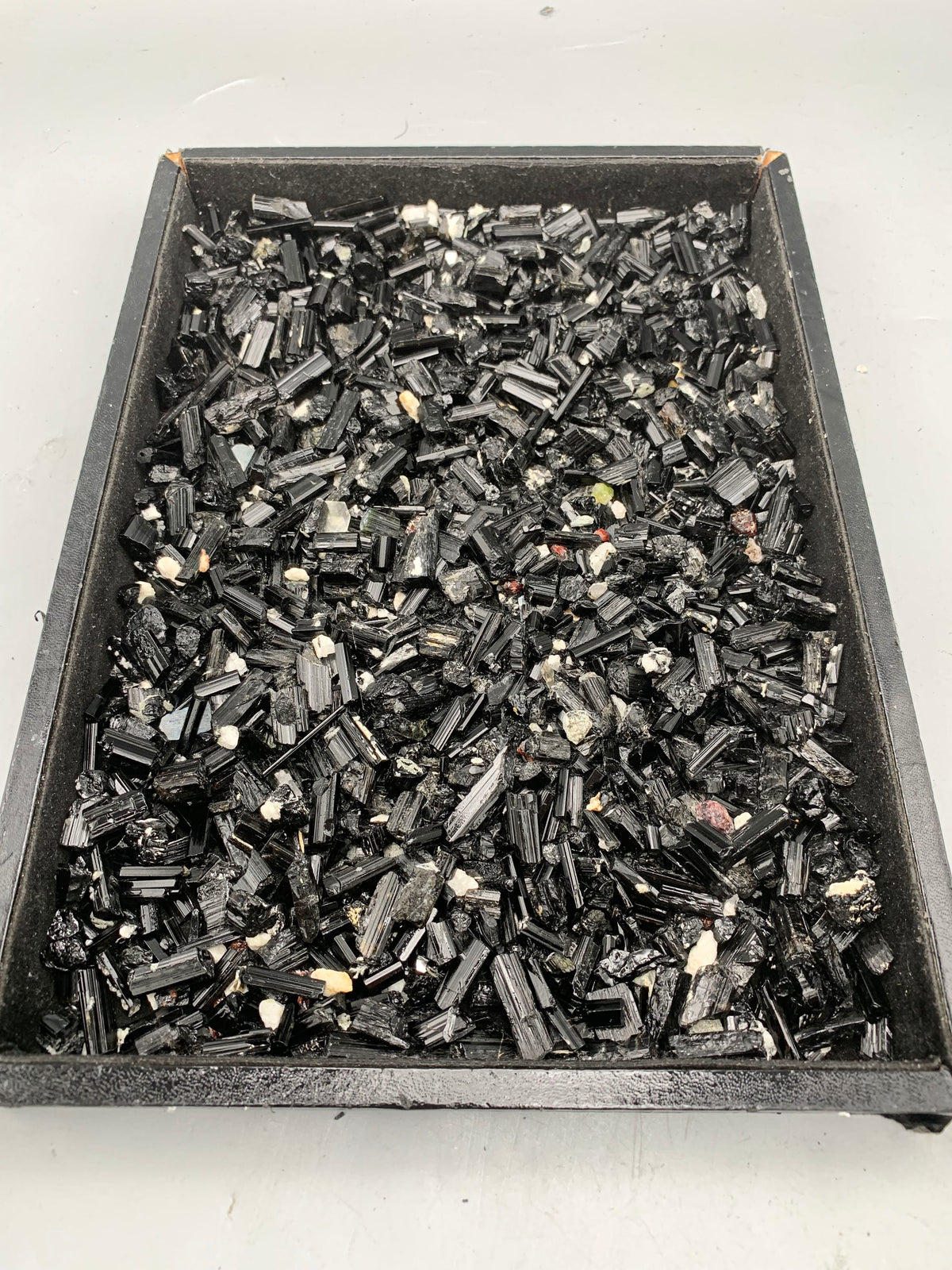Black Tourmaline Rough Specimen Lot from Skardu, Pakistan – 1028 g