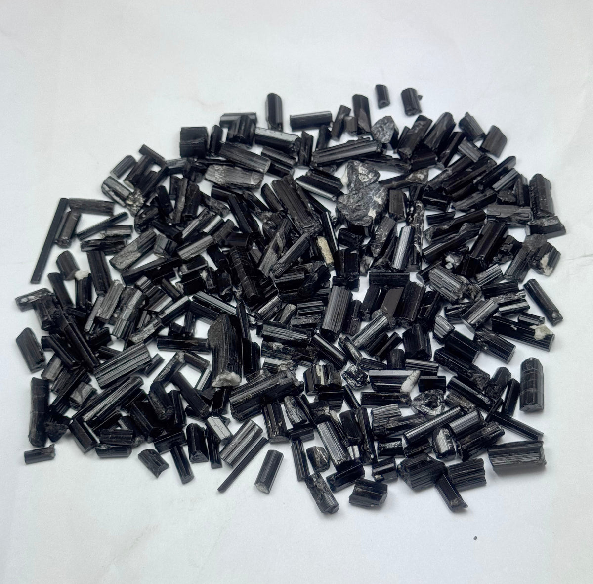 Black Tourmaline Crystals from Pakistan – 241 g Mineral Lot