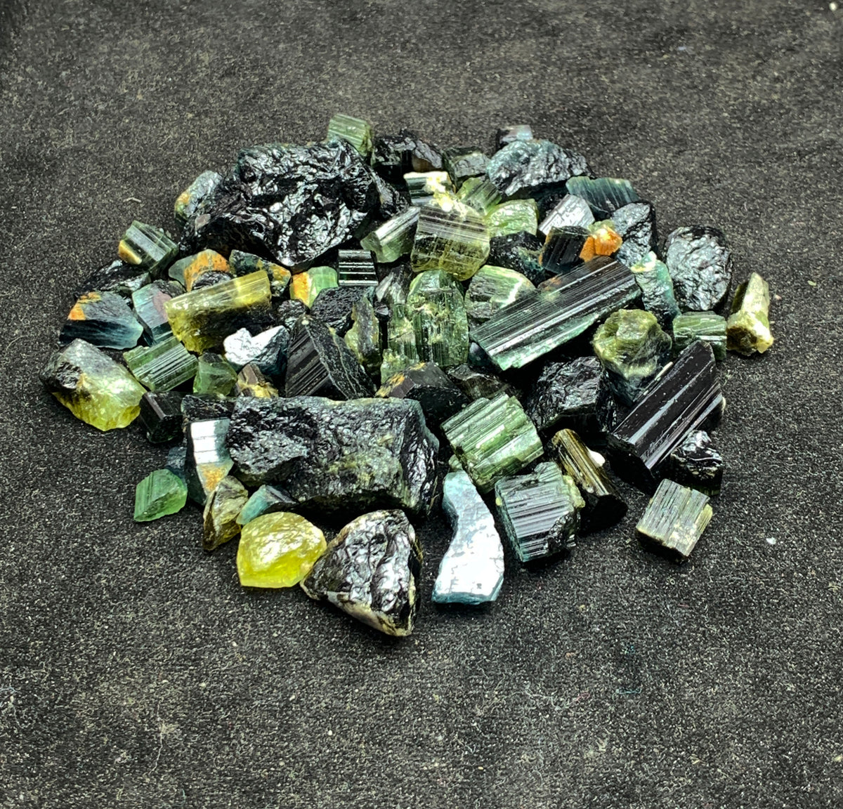 Bi-Color Tourmaline Crystal Lot from Afghanistan – 152 g