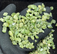 Rough Peridot Cutting Grade from Mansehra Pakistan – 230 g Mineral Lot