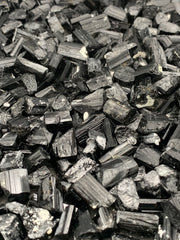 Black Tourmaline Rough Specimen Lot from Pakistan – 748 g