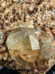 Natural Rutile Quartz Cluster on Matrix – Pakistan