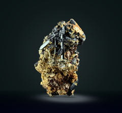 Schorl Tourmaline Cluster on Matrix from Skardu, Pakistan