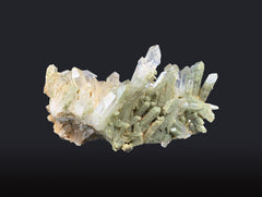Chlorine Quartz Crystal Cluster Specimen from Pakistan – 400 g