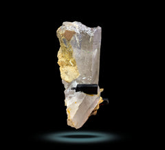 Schorl Tourmaline with Smoky Quartz and Muscovite Mica from Skardu, Pakistan