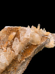 Natural Iron Coated Quartz on Matrix from Pakistan