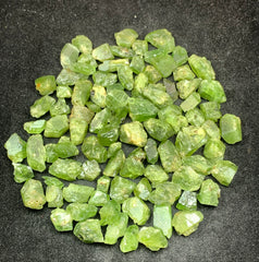 Rough Peridot Crystals from Mansehra, Pakistan