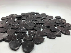 Black Tourmaline Slice Polished Stone from Afghanistan