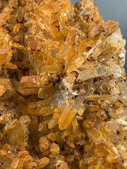 Iron Coated Quartz Cluster on Matrix from Pakistan – 539 g