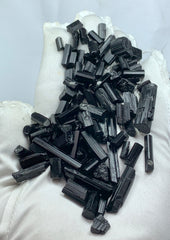 Black Tourmaline Crystals from Pakistan – 223 g Mineral Lot
