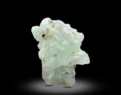 Etched Green Fluorite Crystals with Schorl Lot from Skardu