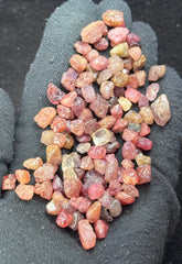 Multicolor Rough Spinel from Burma – 72 g Mineral Lot