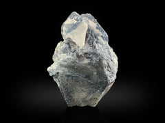 Blue Quartz on Smoky Quartz from Afghanistan