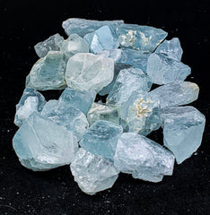 Blue Aquamarine Rough from Skardu, Pakistan