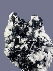 Schorl Tourmaline Crystals on Feldspar Matrix Specimen from Skardu, Pakistan – 515 g