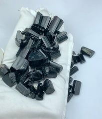 Black Tourmaline Crystals from Pakistan – 146 g Mineral Lot