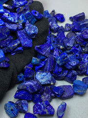 Drilled Lapis Lazuli Rough from Afghanistan – 250 g Jewelry Making Lot