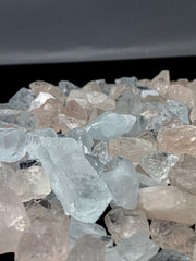 Aquamarine and Morganite Rough, Cutting Grade
