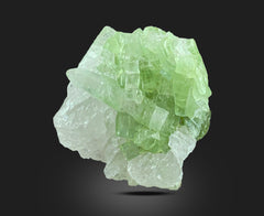 Green Tourmaline on Matrix with Quartz Specimens from Pakistan – 68 g | 6 Pieces